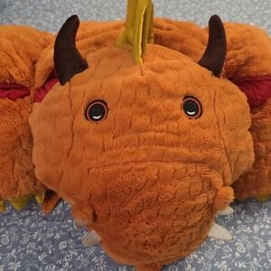 Charming Orange Dragon Plush Toy